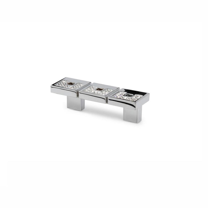 Kristallgriff Kastania Chrom glänzend galvanisiert