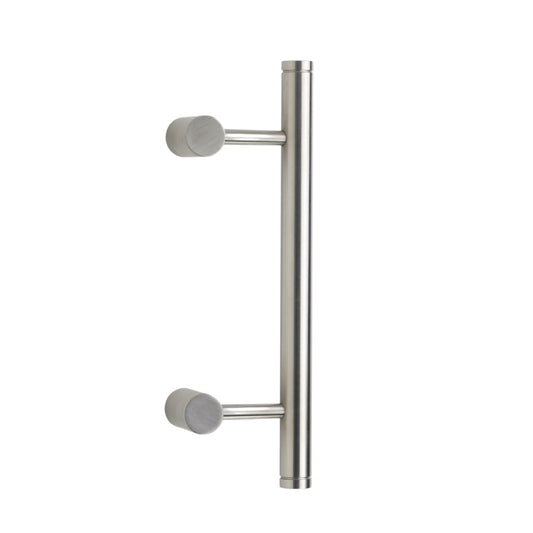 Haustürgriff Aero - Zeitloser Haustürgriff mit dezenter Einkerbung 90° und 210 mm Lochabstand