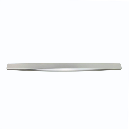 Griffleiste Velto 320 mm in Edelstahloptik auf weißem Hintergrund