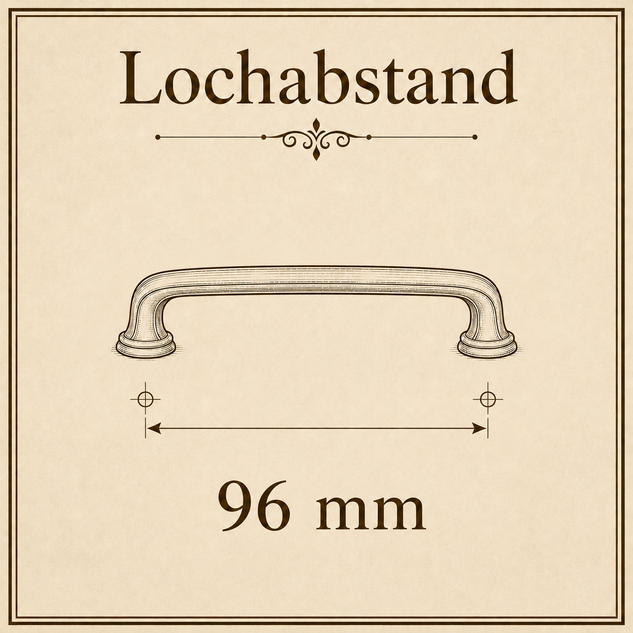 Möbelgriffe 96 mm