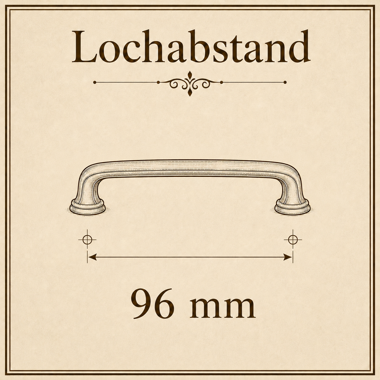 Möbelgriffe 96 mm