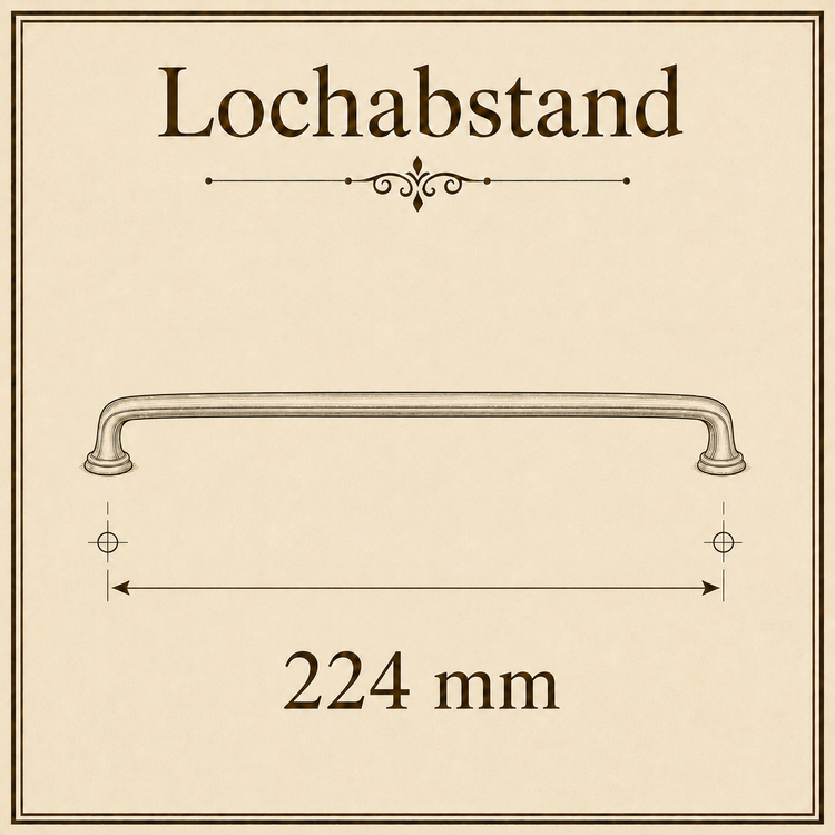 Möbelgriffe 224 mm