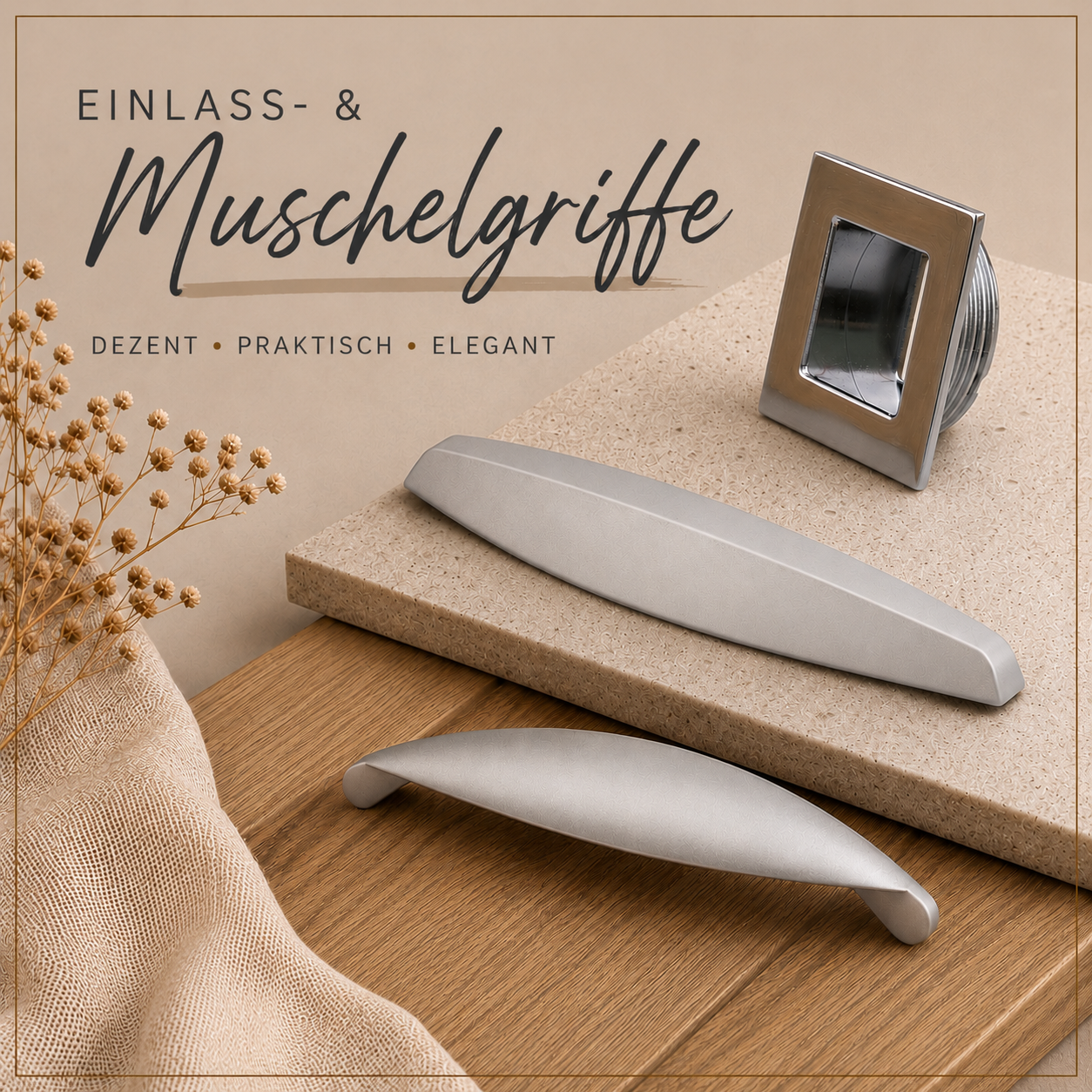 Muschel-und Einlassgriffe im Shop finden