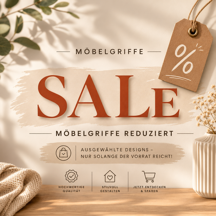 Möbelgriffe & Möbelknöpfe im Sale