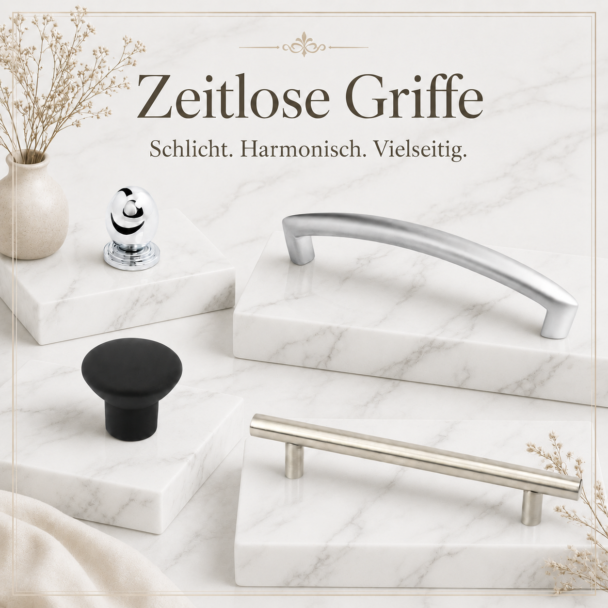 Zeitlose Möbelgriffe