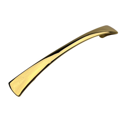 Design-Bogengriff Dalya - Designgriff mit 128 mm Lochabstand in Gold glänzend