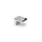 3039_Kristall-Möbelknopf Yoline Chrom glänzend galvanisiert