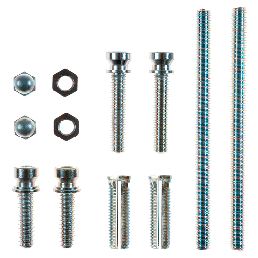 Komplettset Haustürgriffbefestigung für Unentschlossene