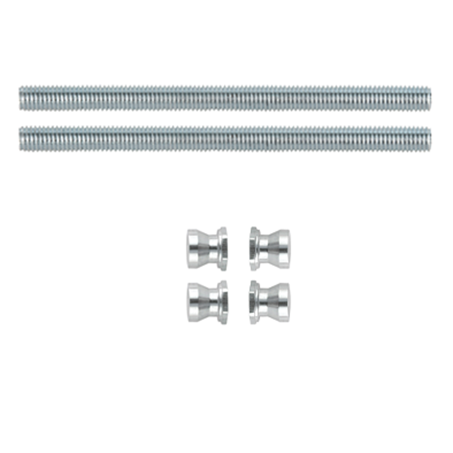 Set beidseitige Haustürgriffbefestigung Set Kunststoff-, Holz- und Aluminiumtüren 120 Gewindelänge