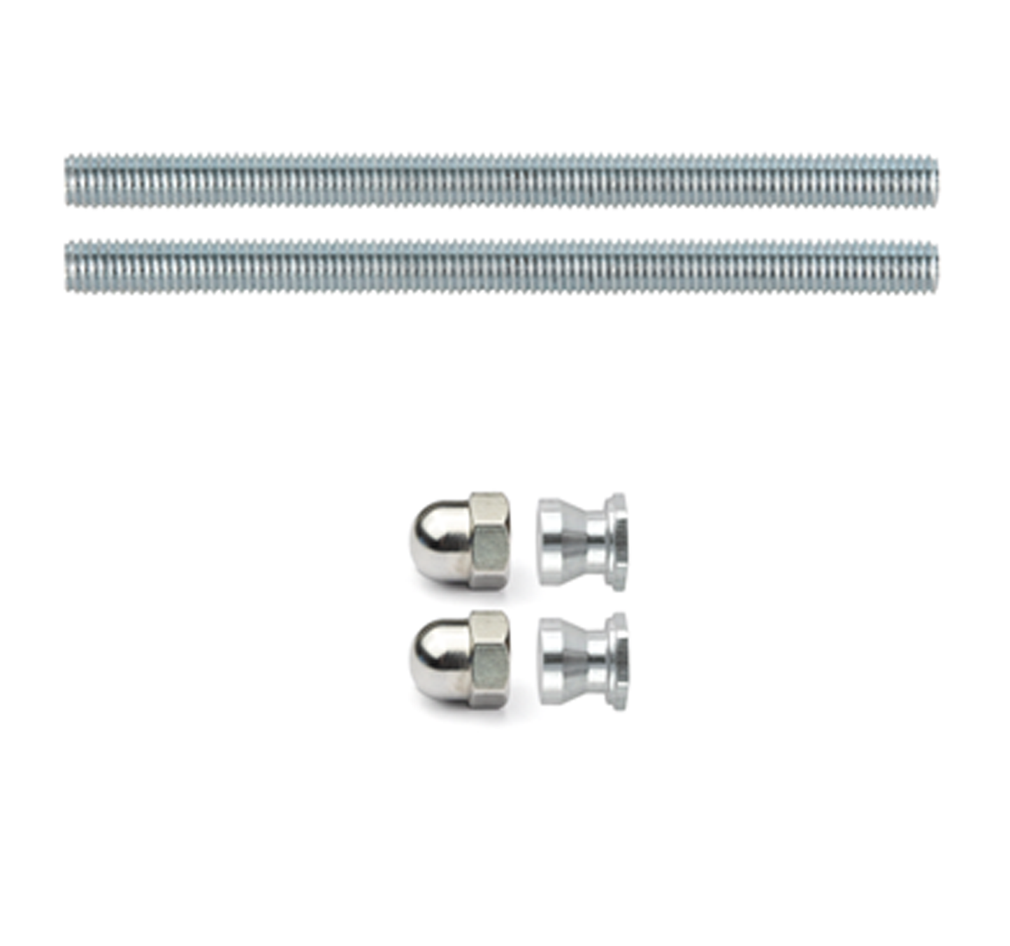 Set einseitige durchgehende Haustürgriffbefestigung mit Abdeckmutter Set