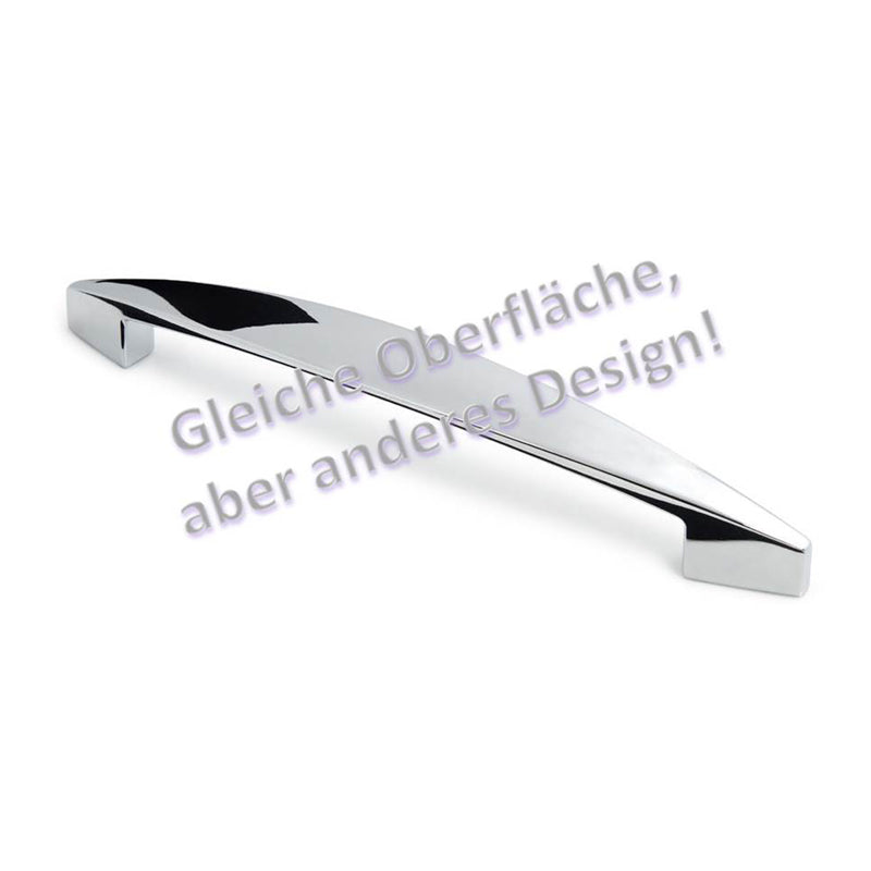 Kristall-Möbelknopf Deliane Chrom glänzend galvanisiert (Beispiel für die Oberfläche)