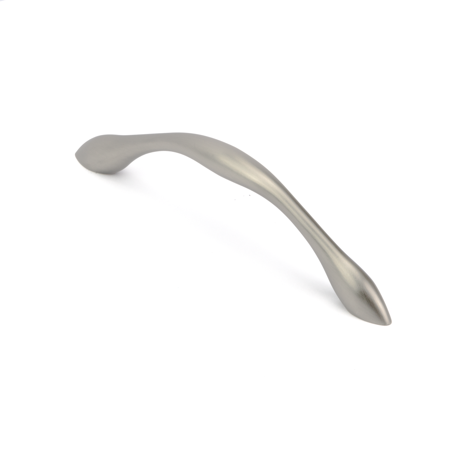 Bogengriff Aglaja 96 mm Antik Zinn galvanisiert stehend auf weissem Hintergrund