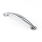 Bogengriff Blomma 128 mm Chrom glänzend galvanisiert auf weißem Hintergrund