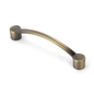 Bügelgriff Bonnie 96 mm in Antik Gold auf weißem Hintergrund
