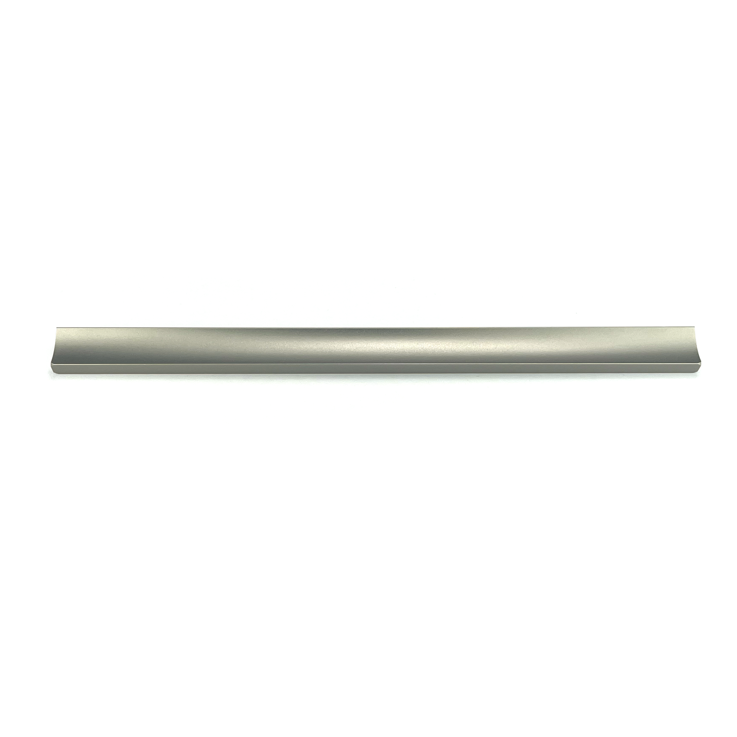 Griffleiste Ilex 320 mm in Schwarznickel frontal liegend auf weißem Hintergrund
