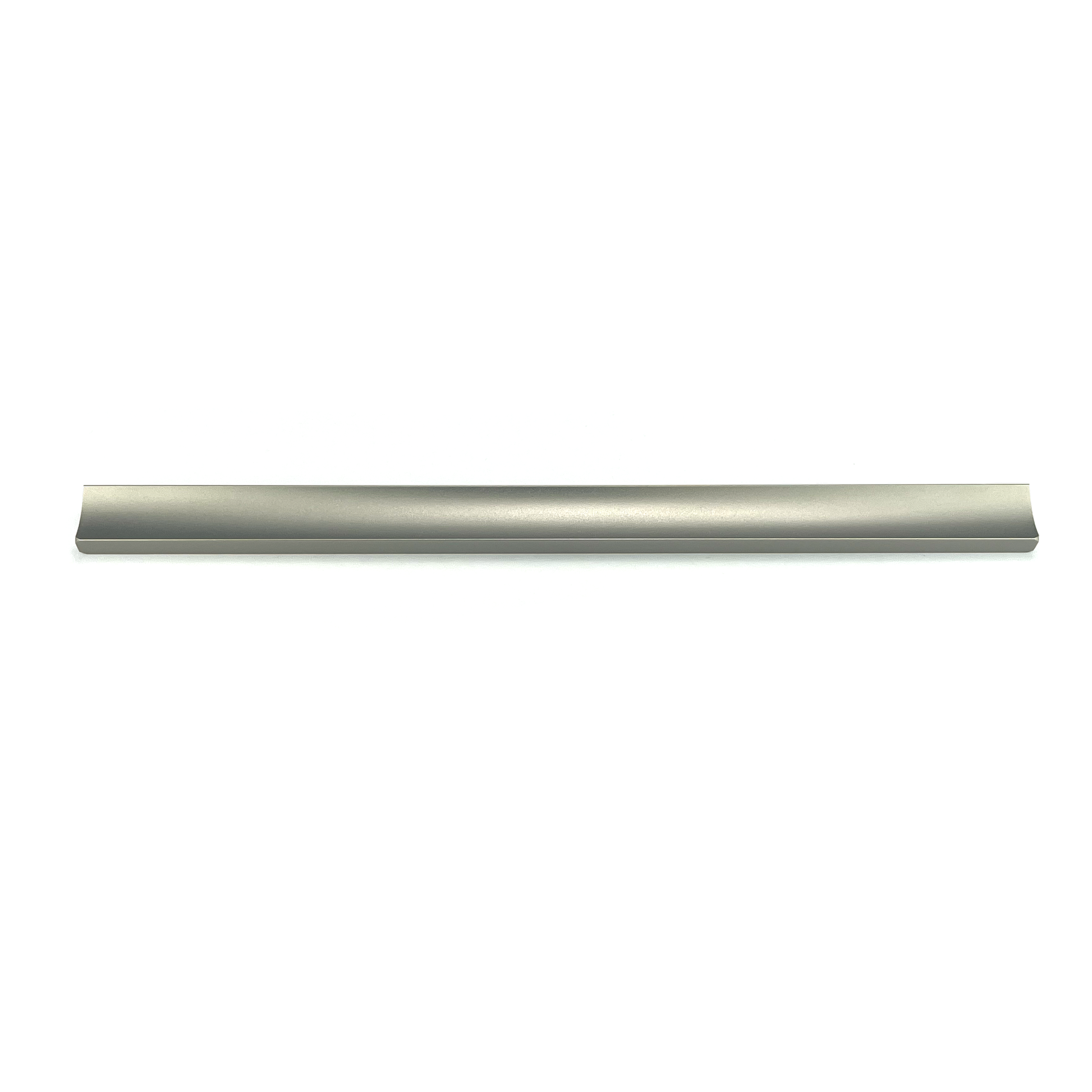 Griffleiste Ilex 320 mm in Schwarznickel frontal liegend auf weißem Hintergrund
