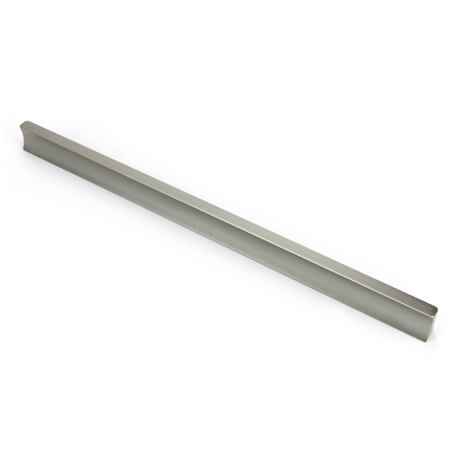 Griffleiste Ilex 320 mm in Schwarznickel seitlich auf weißem Hintergrund
