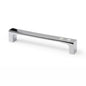 Kristall-Möbelknopf Yoline 128 mm Chrom glänzend galvanisiert stehend auf weißem Hintergrund
